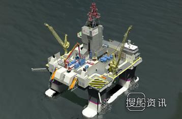 大宇造船将获2座半潜式钻井平台订单