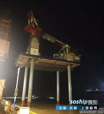 振华重工首台连续式液压升降系统完成全程抬升试验