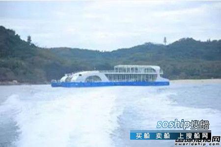港船重工交付60米码头趸船“海岛玩家1号”