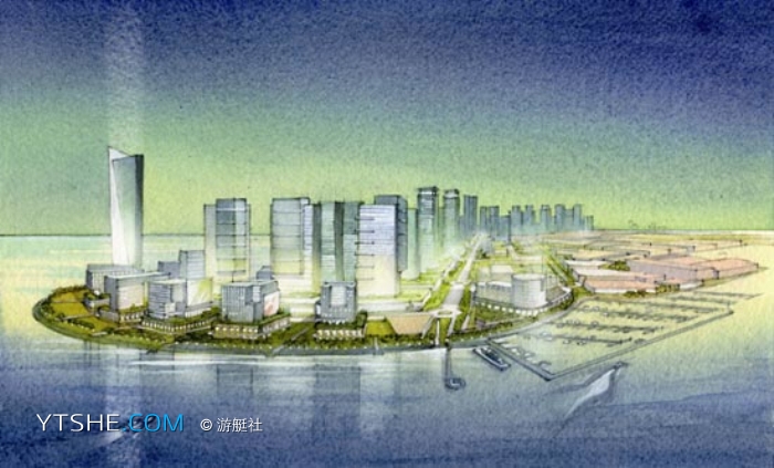 迪拜的波斯湾海景 迪拜2030年海景幻城计划