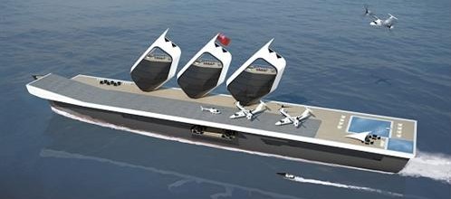 联邦的概念 BMT Nigel Gee设计公司引入航母概念设计联邦级游艇