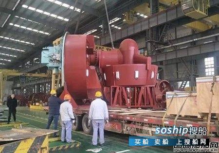 武汉船机承制尚和平台全回转舵桨中桨右桨发运