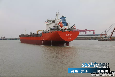 江苏海通一艘13800吨成品油船顺利交付