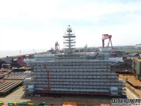 外高桥海工完成首套FPSO生活楼涂装工作