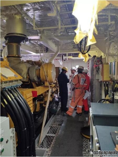 招商局重工CMHI-163-2项目应急发电机动车