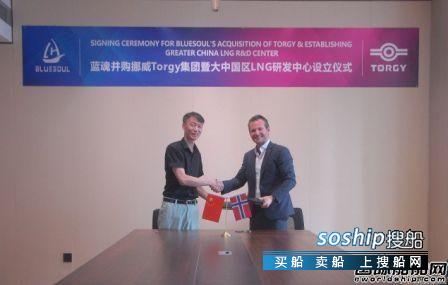 上海蓝魂收购挪威Torgy公司进军LNG供气和液货舱市场