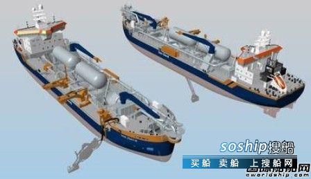 ABB将为2艘新造LNG动力挖泥船提供综合船舶系统