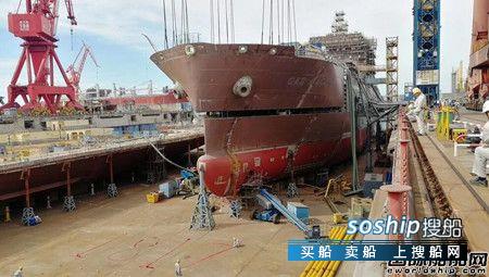 江南长兴造船18600方LNG加注船主甲板贯通