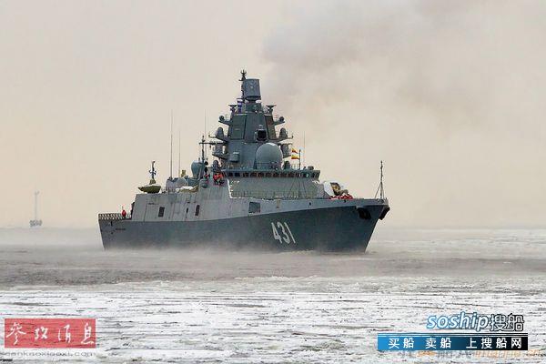 俄海军两艘新型隐身护卫舰同时海试