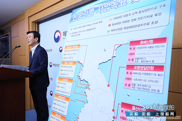 韩国将斥资42万亿韩元在济州和东海建设新港