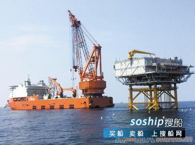 国内单体最大海上风电场模块吊装就位