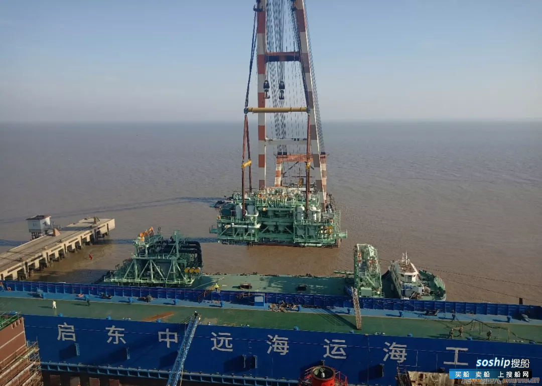 启东中远海运海工交付M007再气化模块项目