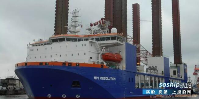 达门修船厂完成Van Oord海上风电自升式安装平台的更名和维修作业