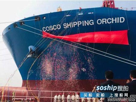 两家国有船厂联手交付一艘13500TEU集装箱船