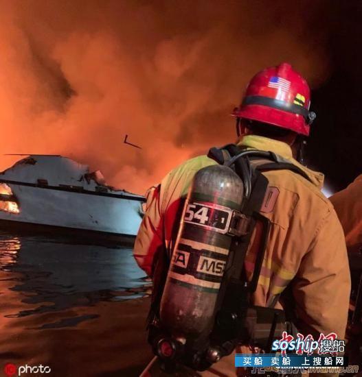 美国潜水船大火恐致逾30人遇难 搜救暂停