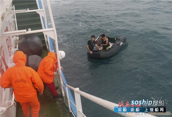 三亚2名游客驾驶橡皮艇出海遇险获救