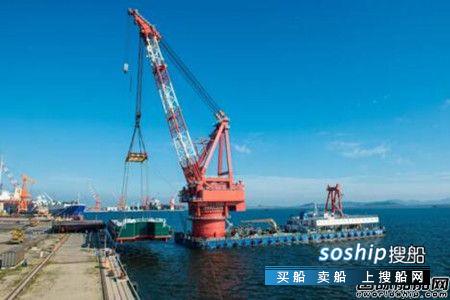 大船集团实业开发总公司两艘驳船下水