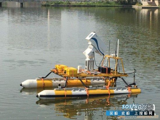 天津大学携手天津联通首发海洋综合水生态海豚号5G无人船