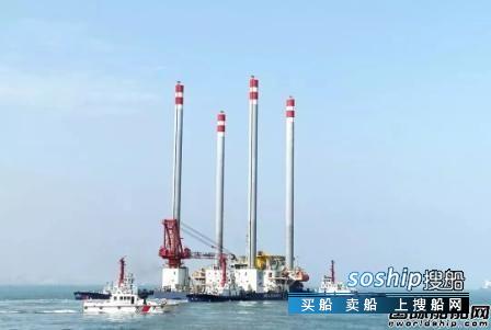 武汉船机两座自升式海工辅助平台同时发运