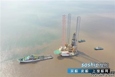 外高桥海工“ENERGY Emerger”号平台启航出境
