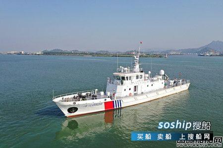 江龙船艇又一艘福建海事局批量40米级巡逻艇试航