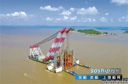 振华重工中标舟山潮流能海上升压站项目