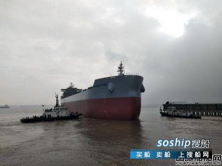 新韩通船舶重工建造2艘82000吨散货船同日下水