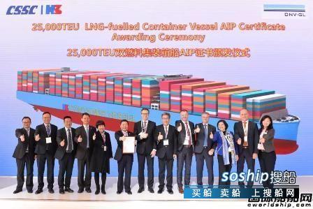 沪东中华推出全球最大双燃料25000箱集装箱船