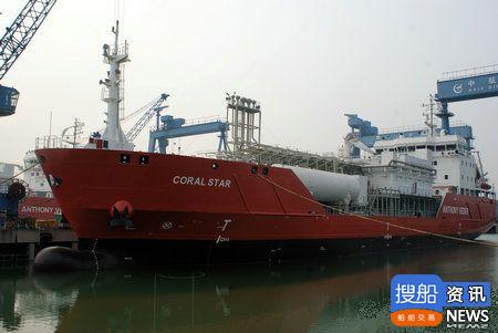 中航鼎衡交付中国首艘双燃料液化气船