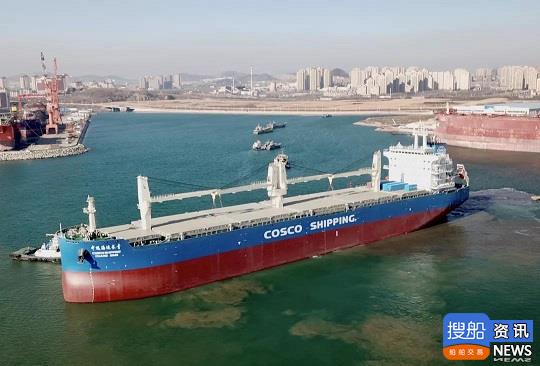 大连中远海运重工62000吨多用途纸浆船建造持续推进