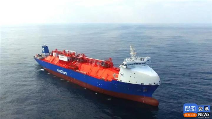36000立方乙烯运输船（LEG船）“GasChem Narwhal” 号顺利交付