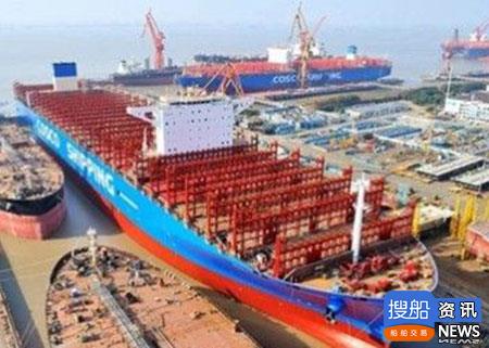 国内下水21000TEU巨无霸集装箱船！