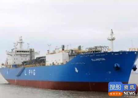 江南造船再交2艘液化气船