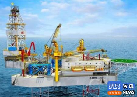 黄埔文冲交付全球首座R-550D自升式钻井平台