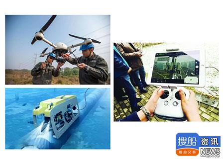 北京海工展开辟无人机展区 上天入水都能来秀