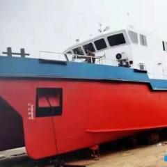 售2017年江苏造26.8米双体近海风电运维船图1