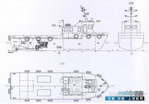 出售18米沿海工作艇