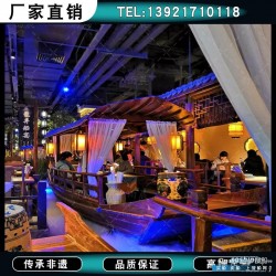 上海桂满陇餐饮船厂出售室内吃饭的船绿茶餐厅船