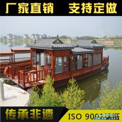 山东木船厂出售画舫船水上餐饮船水上宾馆船住宿