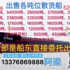 出售6艘16500吨散货船图1