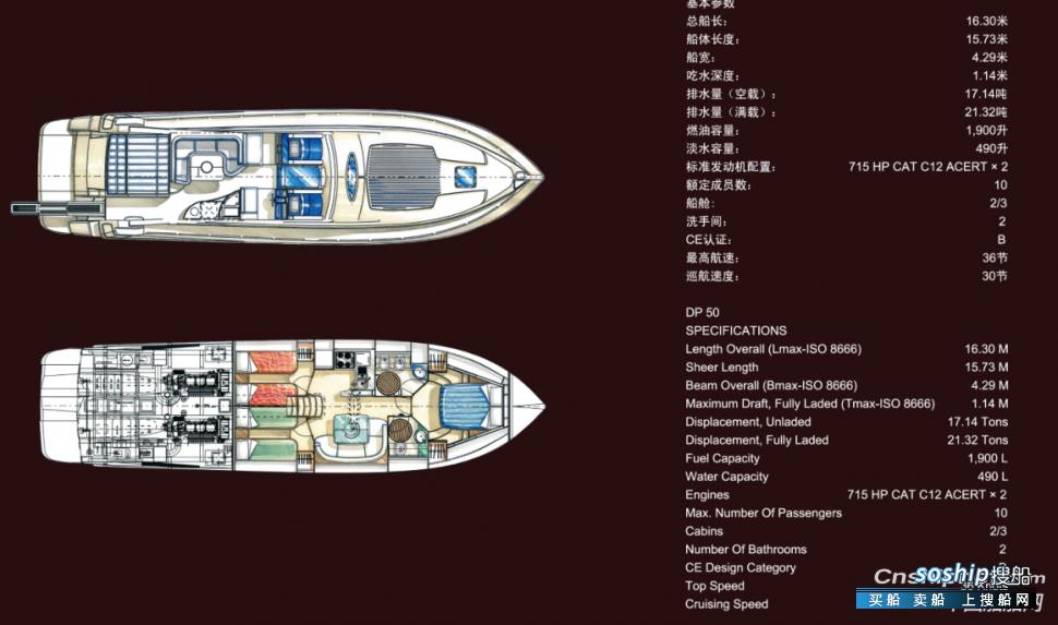 转让50尺意大利进口游艇