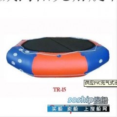 供应PVC充气式水上蹦床图1