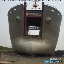 新造5700吨工程甲板驳船
