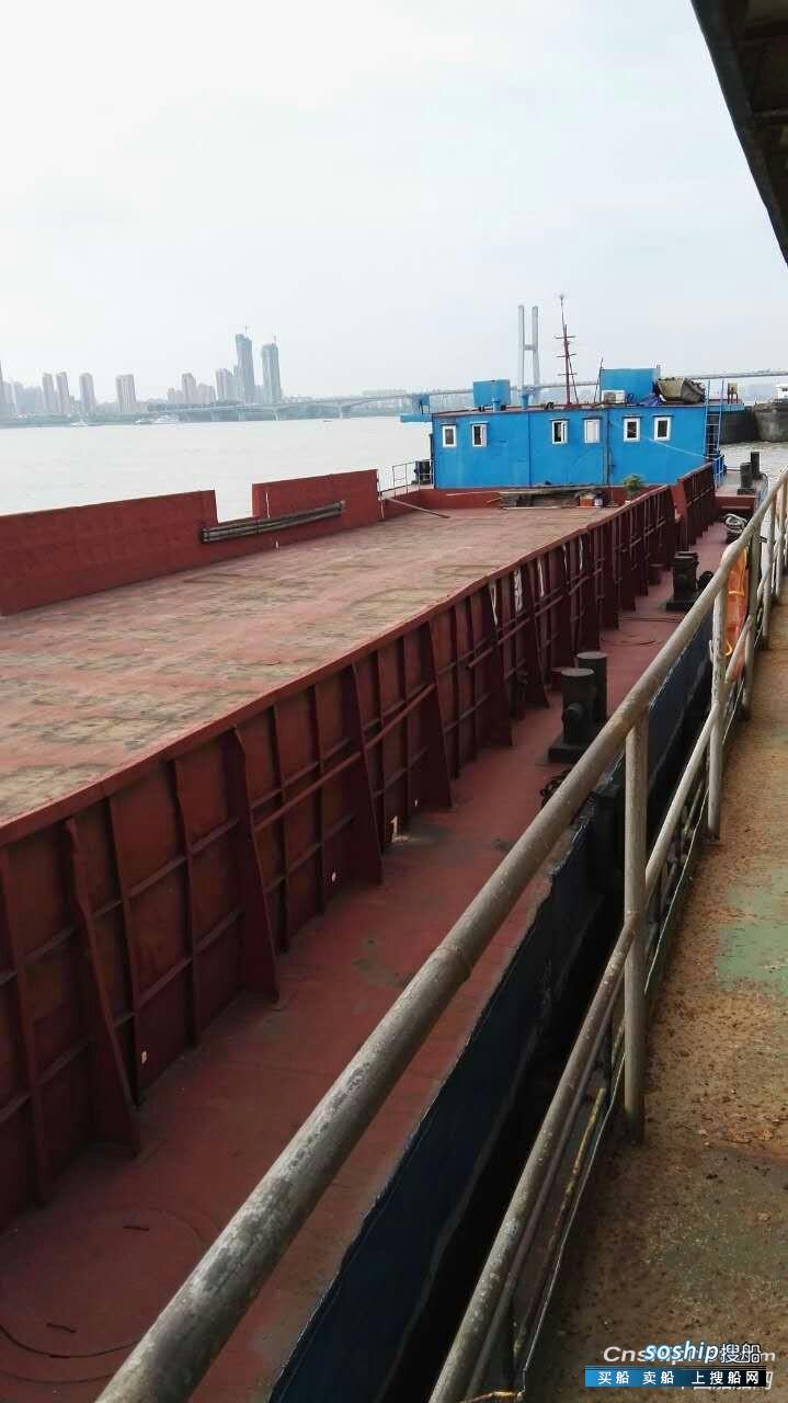 低价急卖二手1200吨内河无动力甲板货驳！