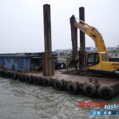 售1.5M3定位桩挖泥船图1