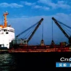 出售4方91年广州造沿海双抓斗式挖泥船