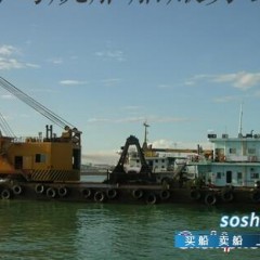挖泥船配套泥驳一起出售图1