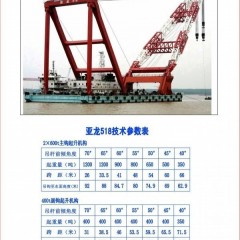 提供1000T 1200T大型浮吊船吊装作业图1