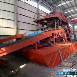 供应鲁晟机械LS-100型抽沙淘金船