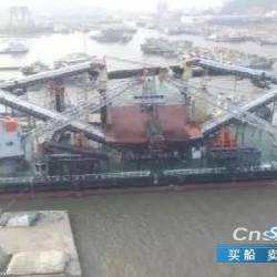 出售新造111米长海上煤炭过驳平台